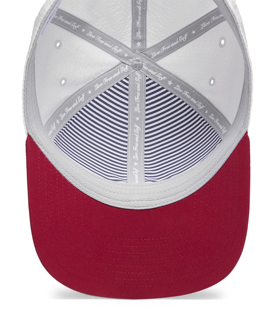 Titleist Nautical Links Collection Montauk Seersucker Cap - Navy/White (LIMITED EDITION) - Image 6