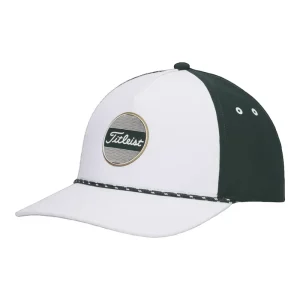 Titleist Tee Time Boardwalk Rope Cap - White/Pine/Gold (Limited Edition)
