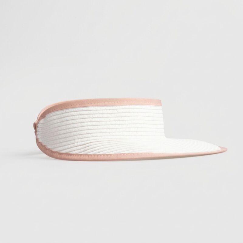 Ladies Arum Visor - White/Chalk Pink ( BY ORDER ONLY) - Image 2