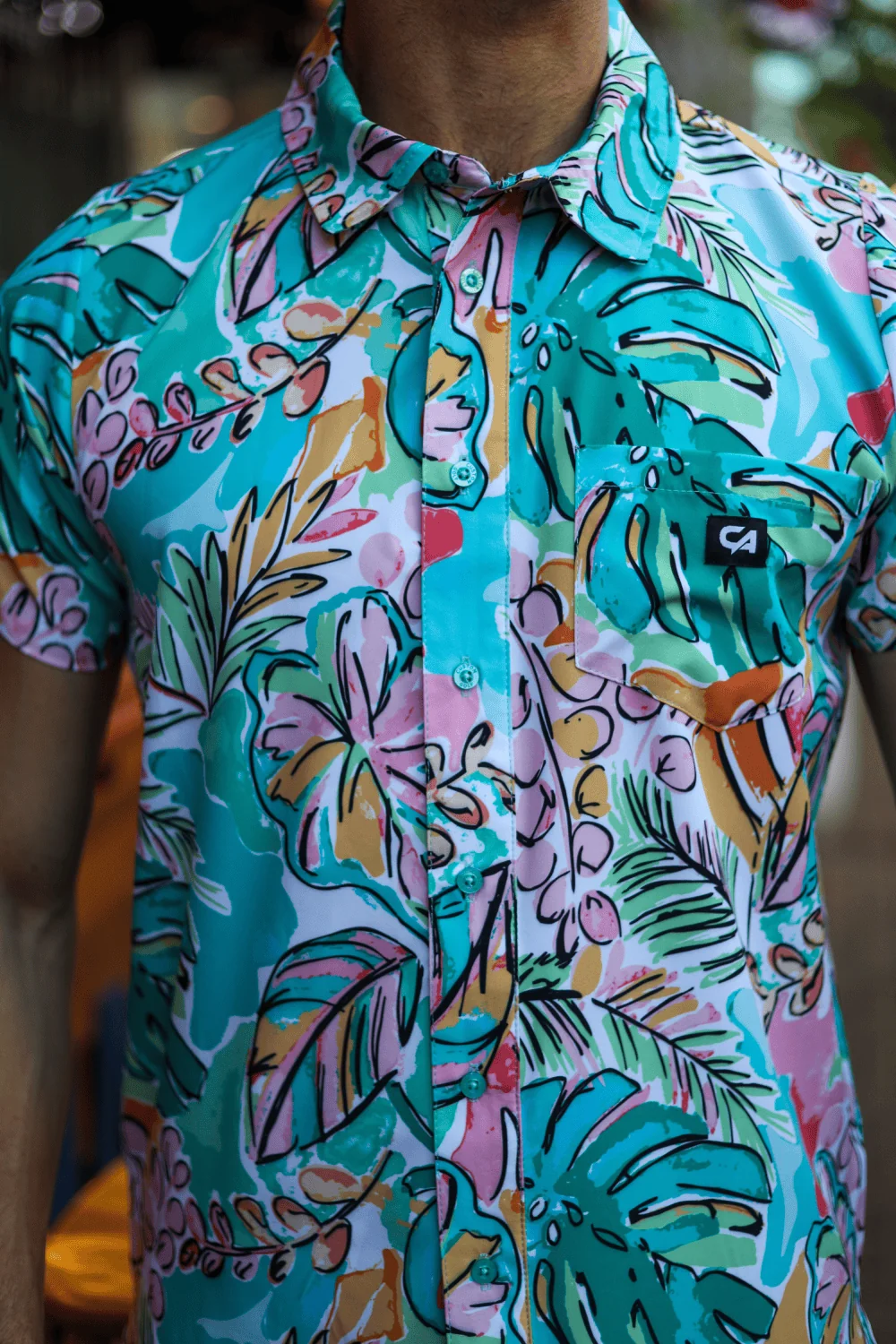 Custom Apparel Mens Button Up - Good Times Only - Image 3