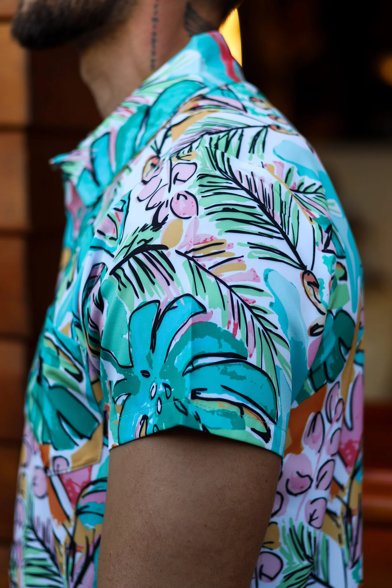 Custom Apparel Mens Button Up - Good Times Only - Image 2