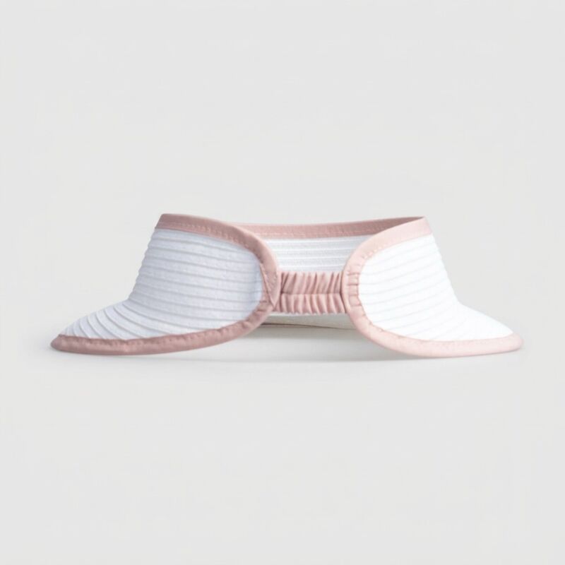 Ladies Arum Visor - White/Chalk Pink ( BY ORDER ONLY) - Image 3