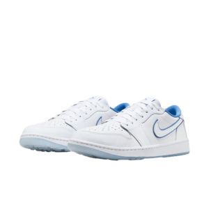 Nike Golf Air Jordan 1 Low G Golf Shoe - White/Blue (Limited Sizes available)