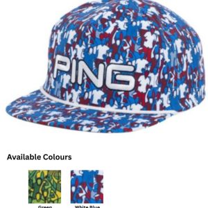 PING Gallery Cap - Blue/White/Red