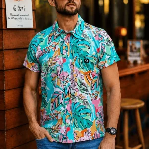 Custom Apparel Mens Button Up - Good Times Only