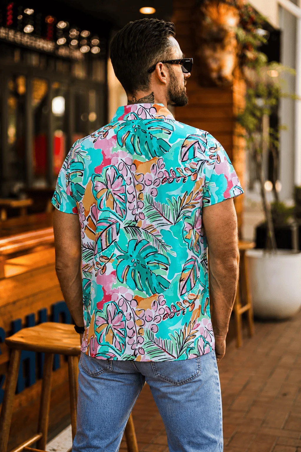 Custom Apparel Mens Button Up - Good Times Only - Image 6