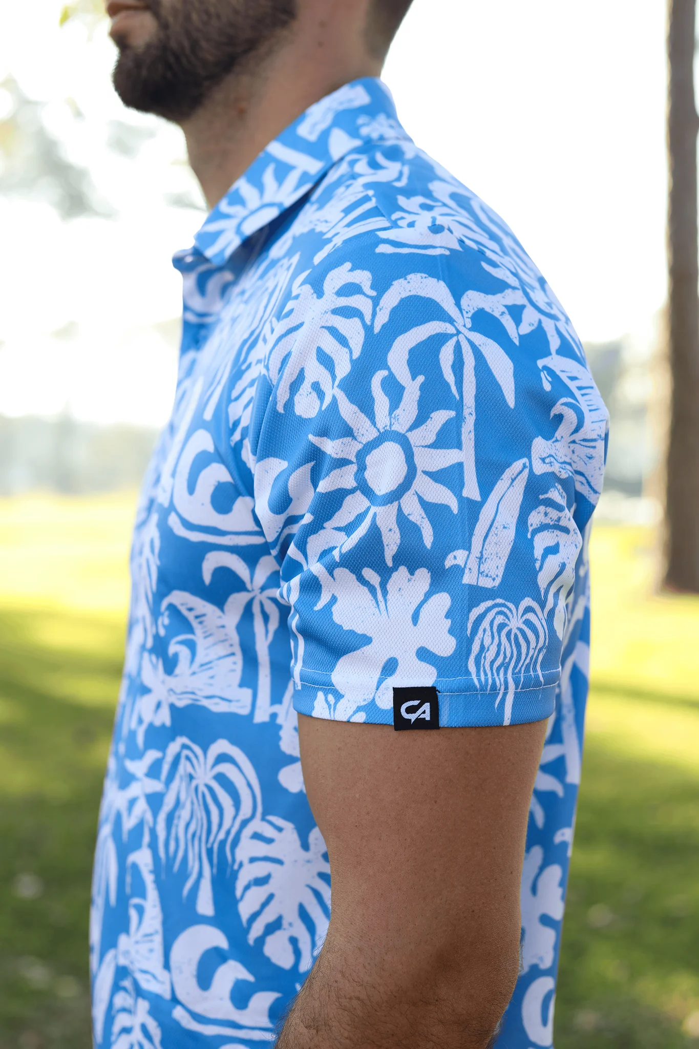 Custom Apparel Dryflex Golf Shirts - Island Tide - Image 3
