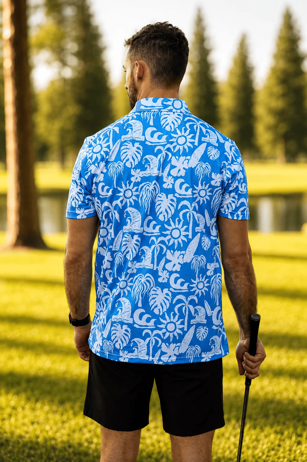Custom Apparel Dryflex Golf Shirts - Island Tide - Image 4