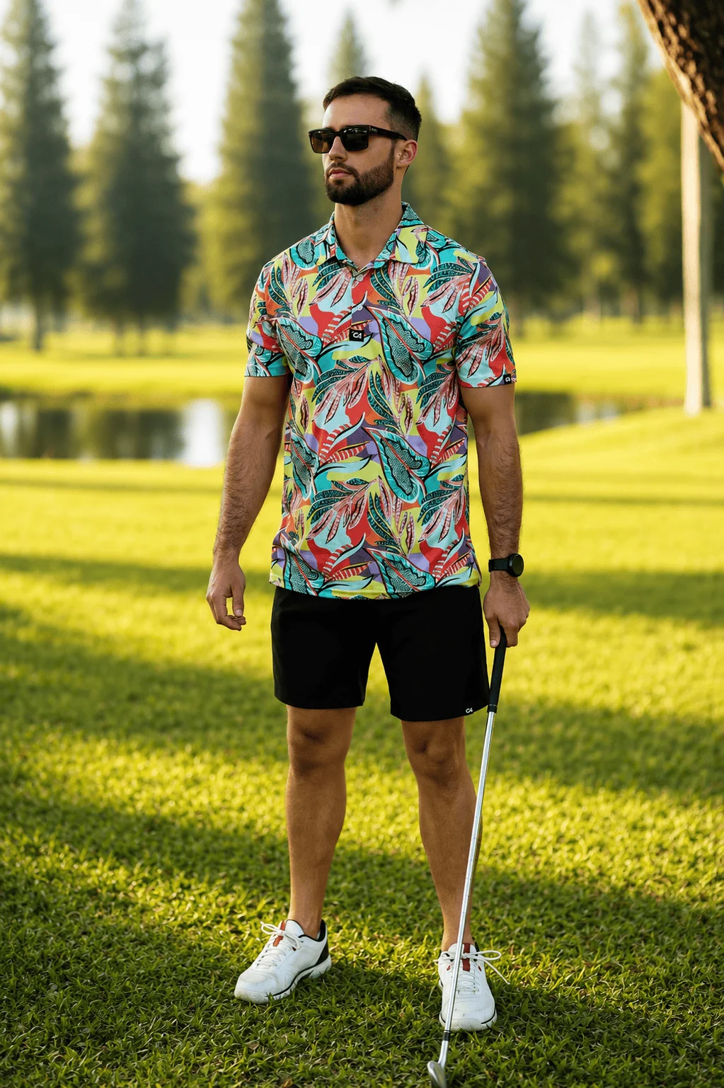 Custom Apparel Dryflex Golf Shirts - Mulligan Garden - Image 2