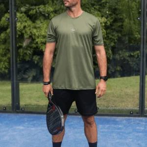 Custom Apparel Padel Shirts - Olive