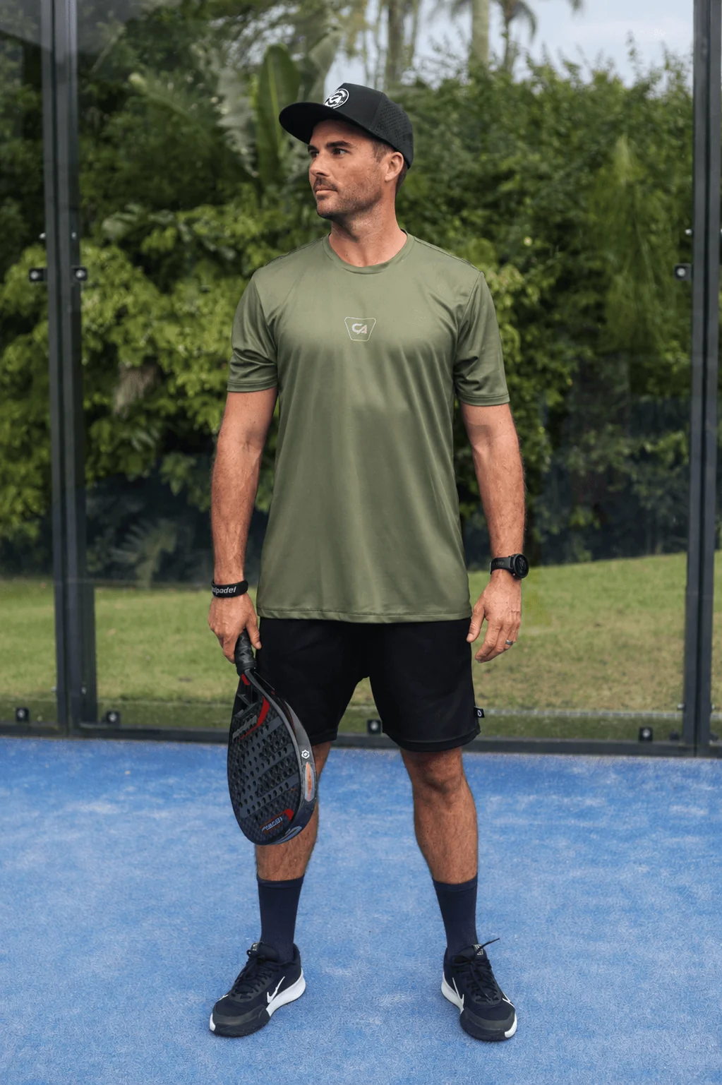 Custom Apparel Padel Shirts - Olive