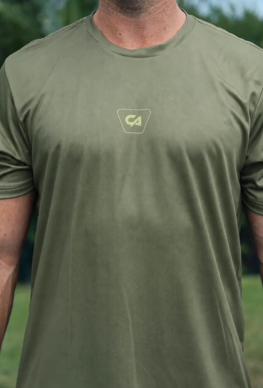 Custom Apparel Padel Shirts - Olive - Image 3