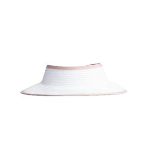 Ladies Arum Visor - White/Chalk Pink ( BY ORDER ONLY)