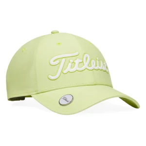 Titleist Men's Players Performance Ball Marker Golf Cap - Lime/White