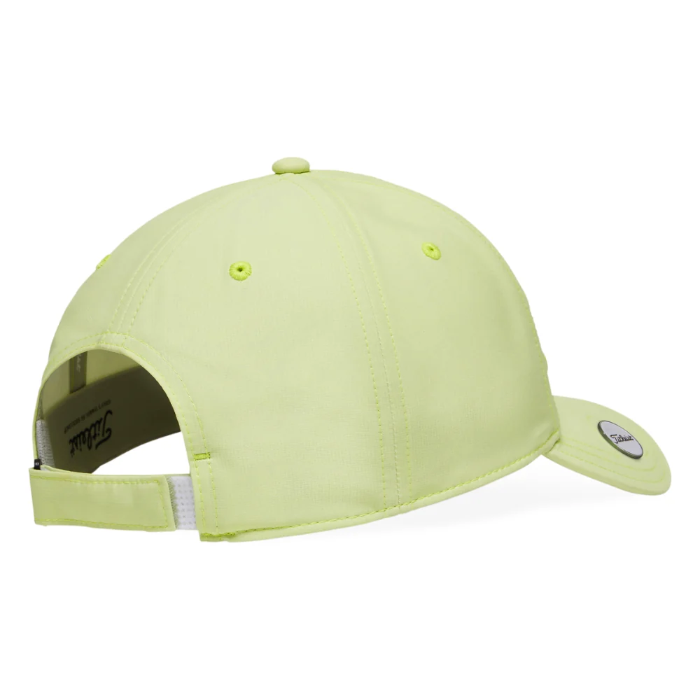 Titleist Men's Players Performance Ball Marker Golf Cap - Lime/White - Image 3