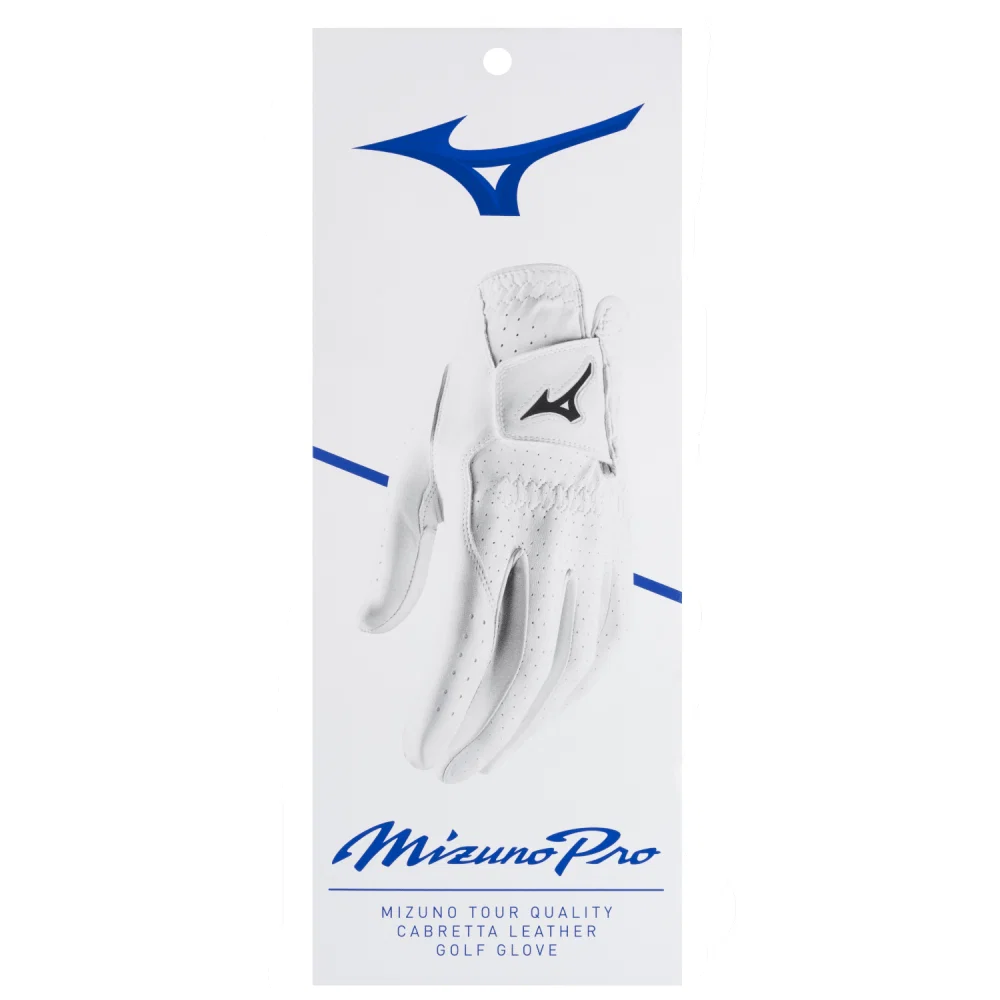 Mizuno Pro Left Hand Gloves - White - Image 3