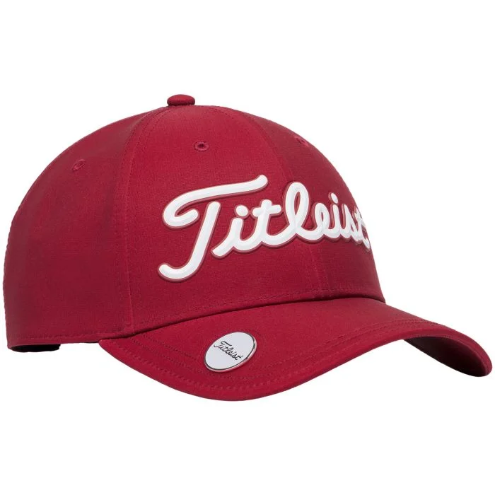 Titleist Men's Players Ball Marker Golf Hat - Crimson/White