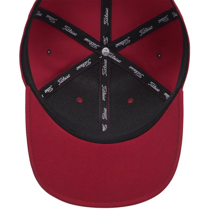Titleist Men's Players Ball Marker Golf Hat - Crimson/White - Image 2