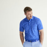 PING Geo Polo Shirt – Ultra Blue - Image 3