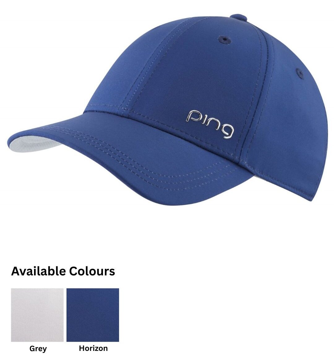 PING Ladies Cap - Grey or Horizon