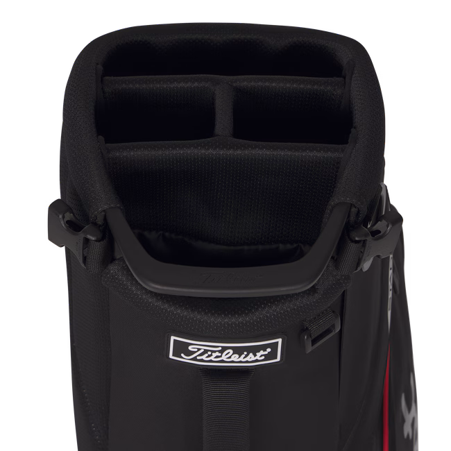 Titleist Players S4 StaDry Stand Bag - Black/Red/Graphite - Image 4